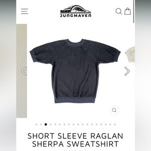 Jungmaven Short Sleeve Sherpa sweatshirt